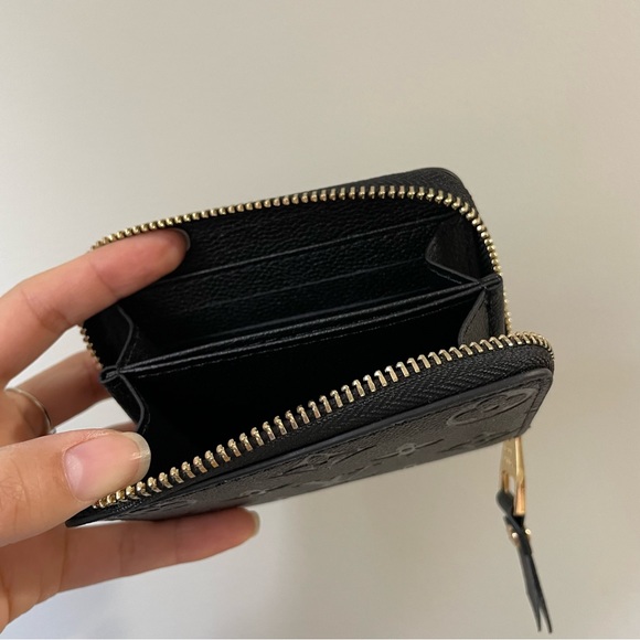 LV ZIPPY COIN PURSE Black Monogram Empreinte Leather - Picture 3 of 7